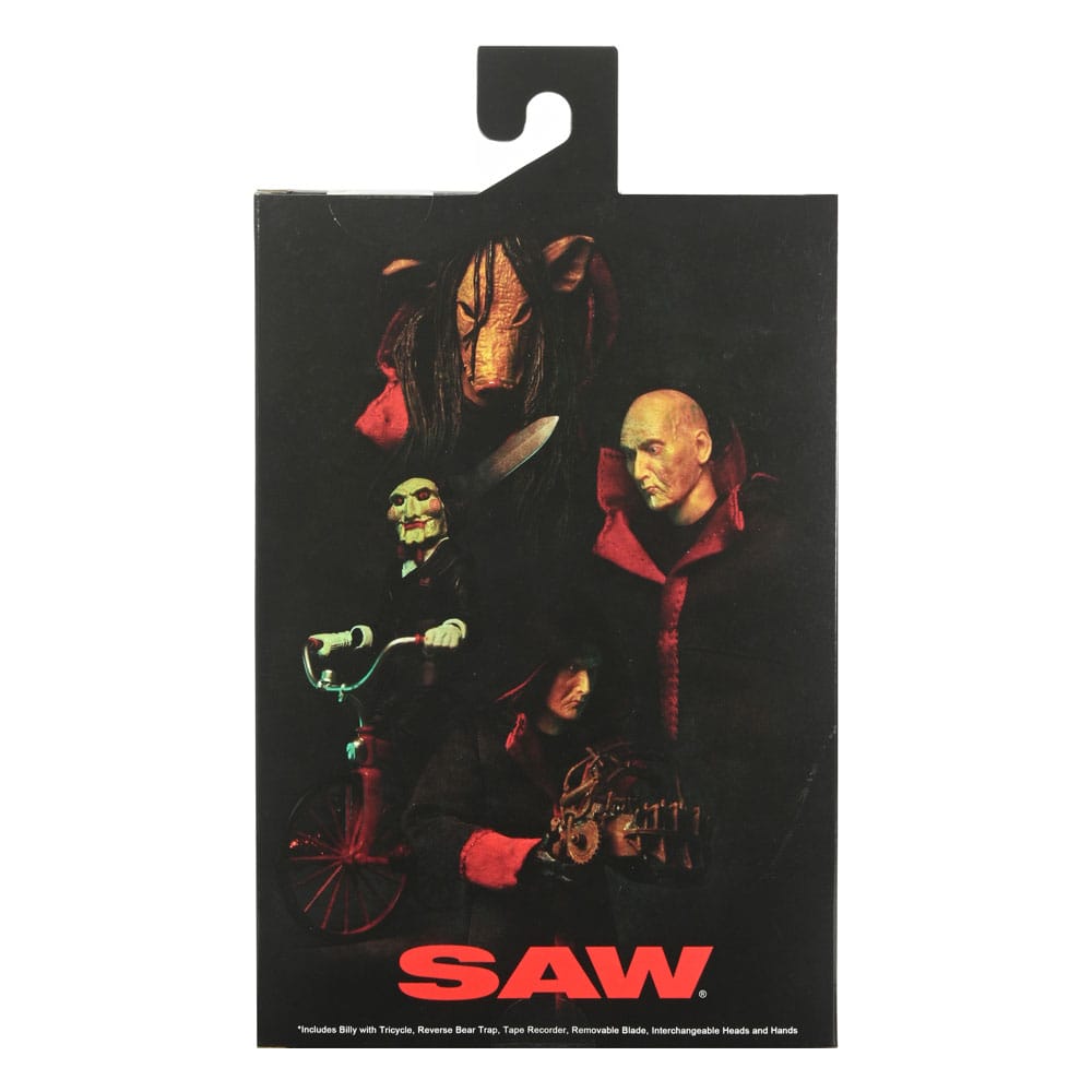 Pre-Order: Saw - Ultimate Jigsaw Killer (Black Robe) Actionfigur 18cm NECA 2024