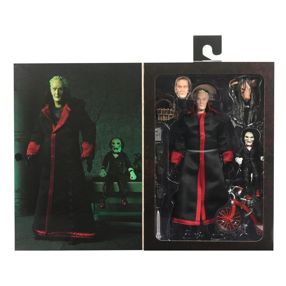 Pre-Order: Saw - Ultimate Jigsaw Killer (Black Robe) Actionfigur 18cm NECA 2024