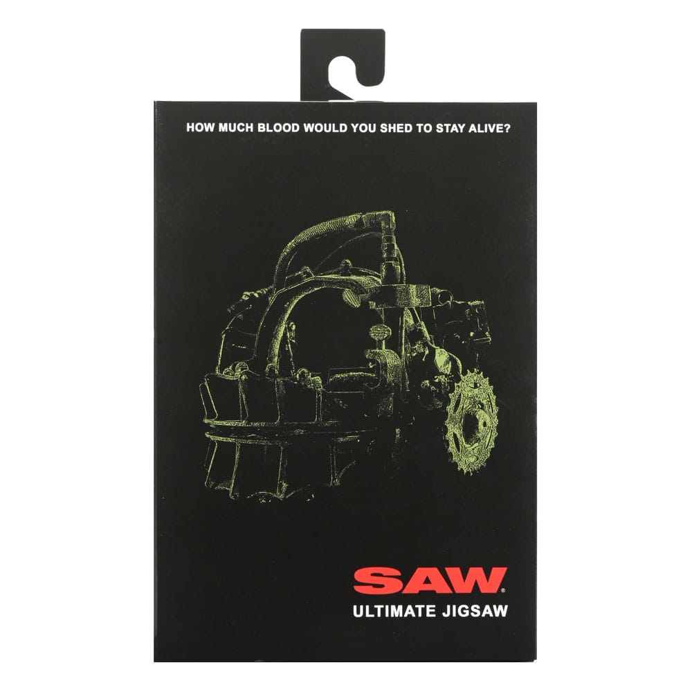 Pre-Order: Saw - Ultimate Jigsaw Killer (Black Robe) Actionfigur 18cm NECA 2024