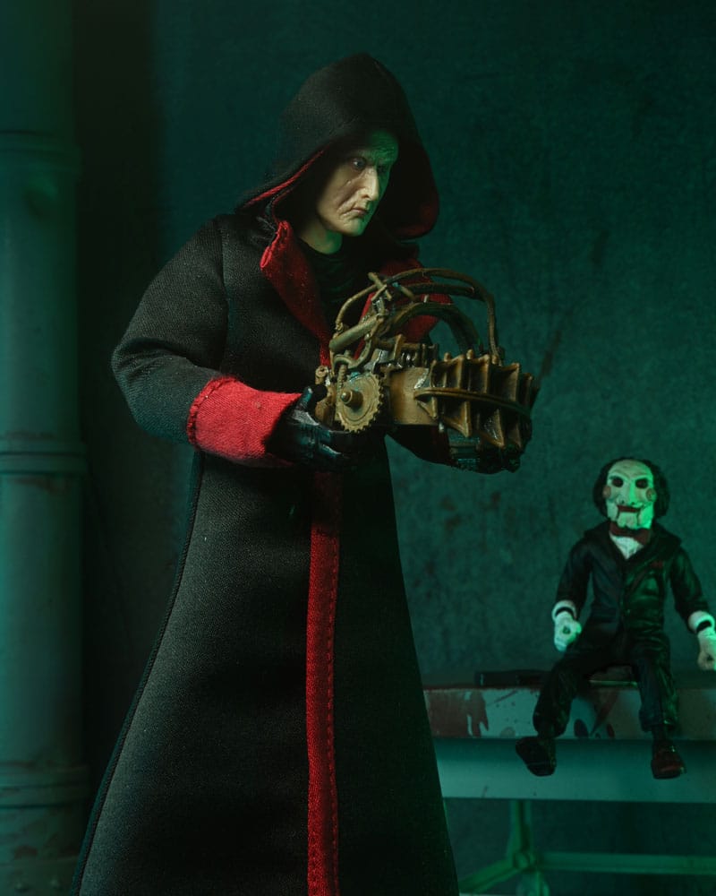 Pre-Order: Saw - Ultimate Jigsaw Killer (Black Robe) Actionfigur 18cm NECA 2024