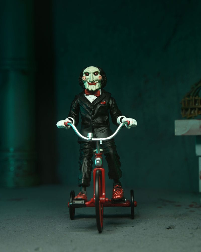 Pre-Order: Saw - Ultimate Jigsaw Killer (Black Robe) Actionfigur 18cm NECA 2024
