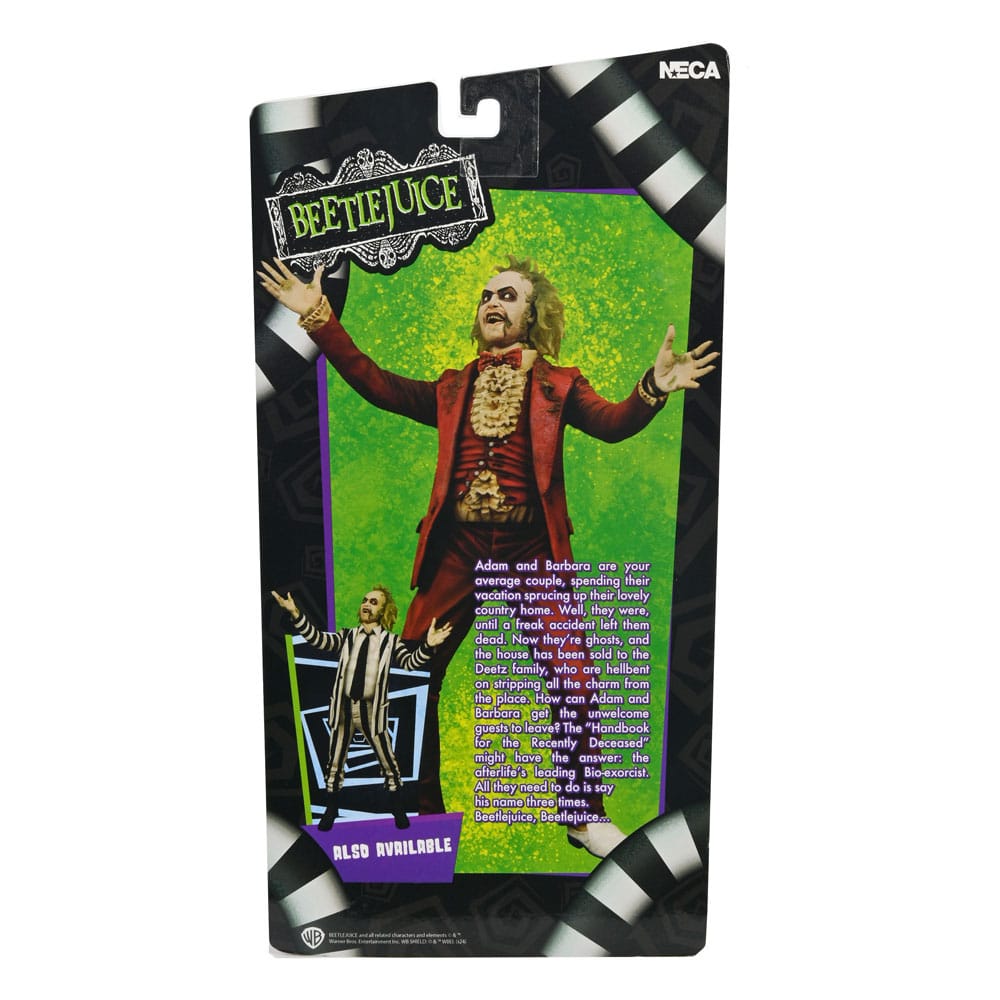 Pre-Order: Beetlejuice (1988 Movie) - Beetlejuice (Red Tuxedo) Actionfigur 18cm NECA 2024