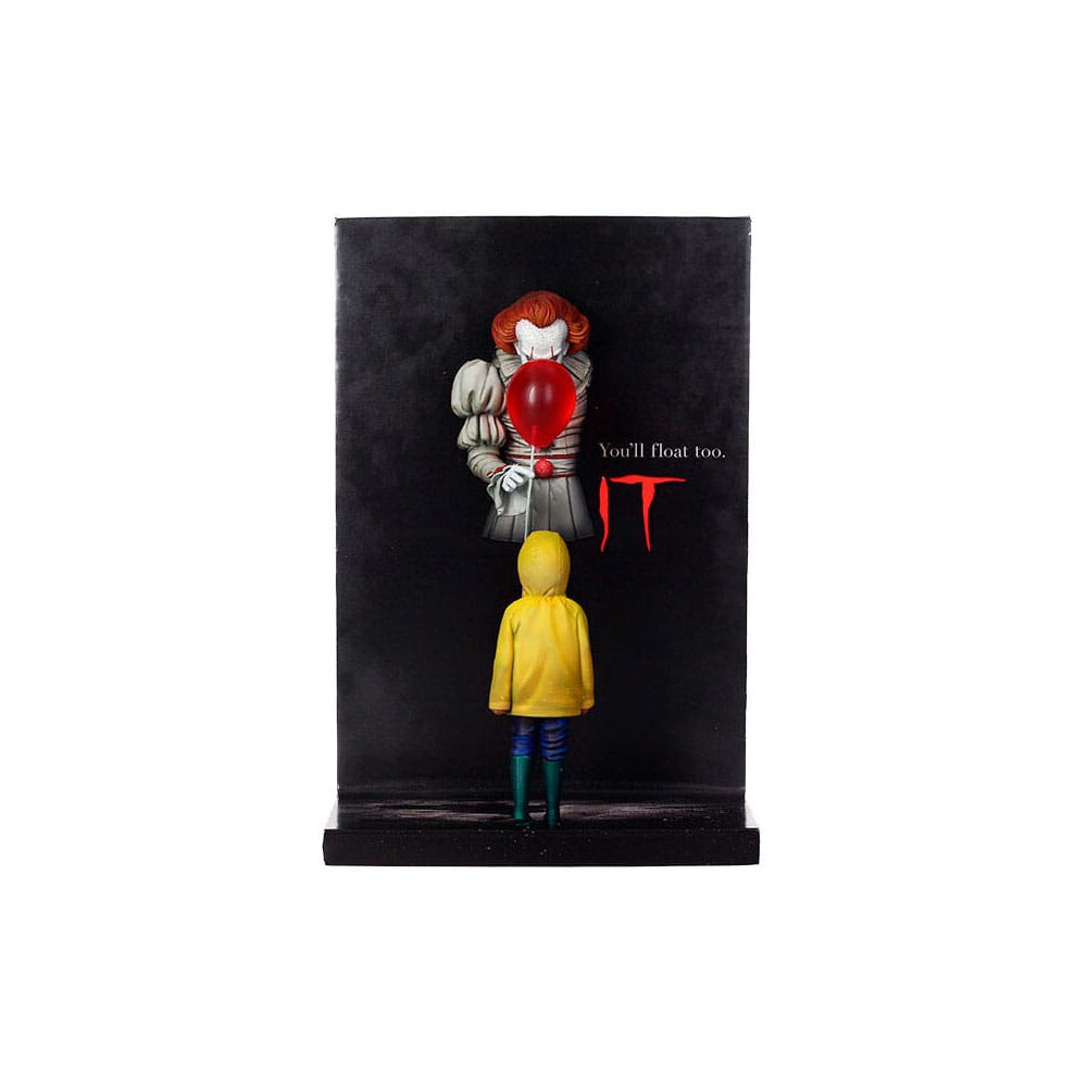 Pre-Order: Stephen Kings Es - Poster Pennywise & Georgie PVC Figur 20cm SD Toys 2024