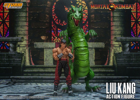 Mortal Kombat II - Liu Kang & Kombat Dragon 1/12 Scale Actionfiguren Storm Collectibles 2023
