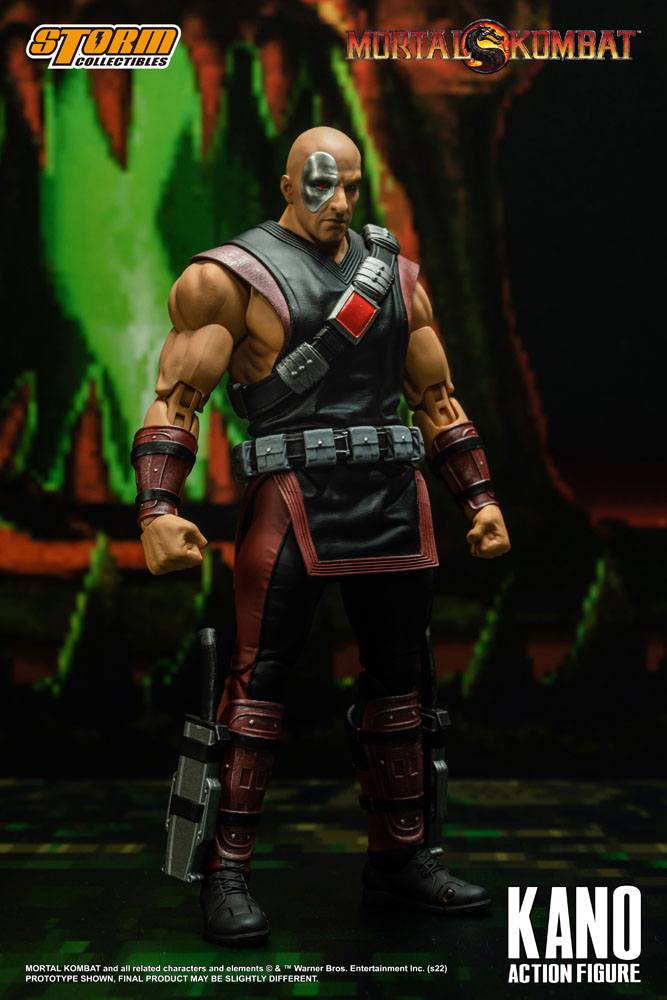 Mortal Kombat II - Kano Actionfigur ca. 18cm 1/12 Scale Storm Collectibles 2023