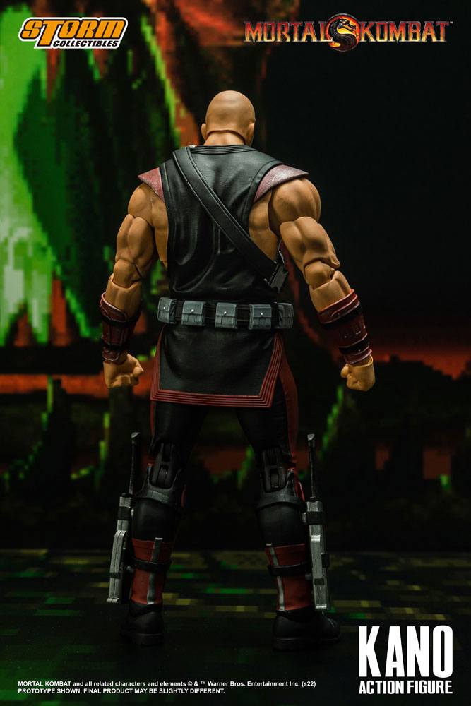 Mortal Kombat II - Kano Actionfigur ca. 18cm 1/12 Scale Storm Collectibles 2023