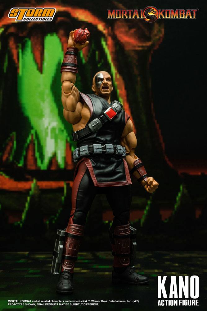 Mortal Kombat II - Kano Actionfigur ca. 18cm 1/12 Scale Storm Collectibles 2023