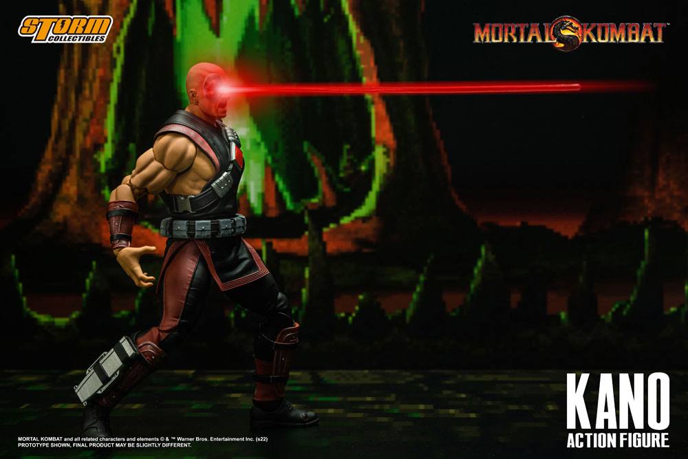Mortal Kombat II - Kano Actionfigur ca. 18cm 1/12 Scale Storm Collectibles 2023