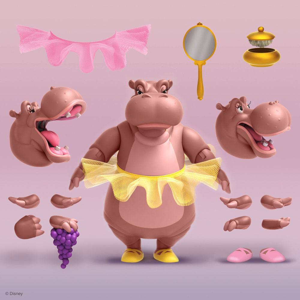 Disney Ultimates: Fantasia - Hyacinth Hippo (Wave 2) Actionfigur 18cm Super7