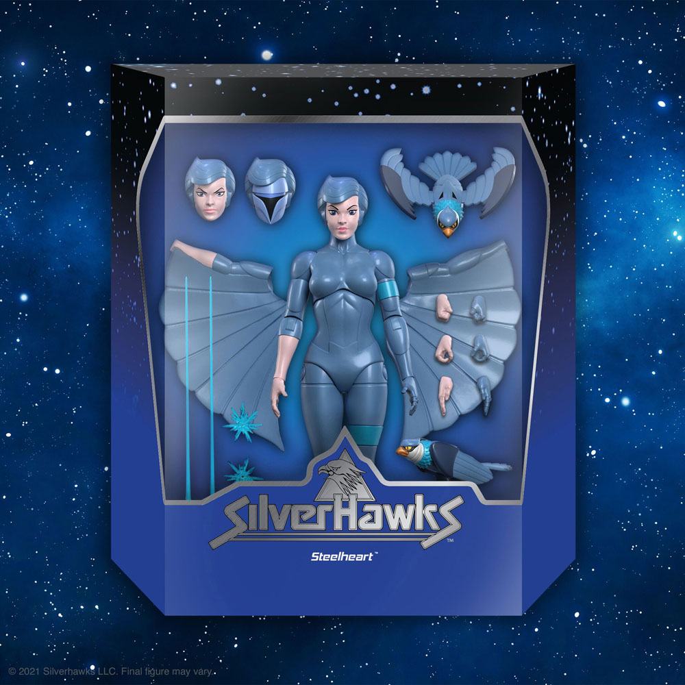 SilverHawks Ultimates - Steelheart (Wave 1) Actionfigur 18cm Super7