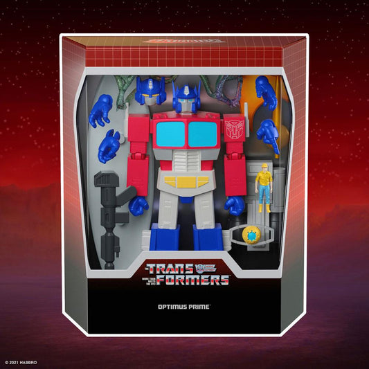 Transformers Ultimates - Optimus Prime (Wave 1) Actionfigur 20cm Super7