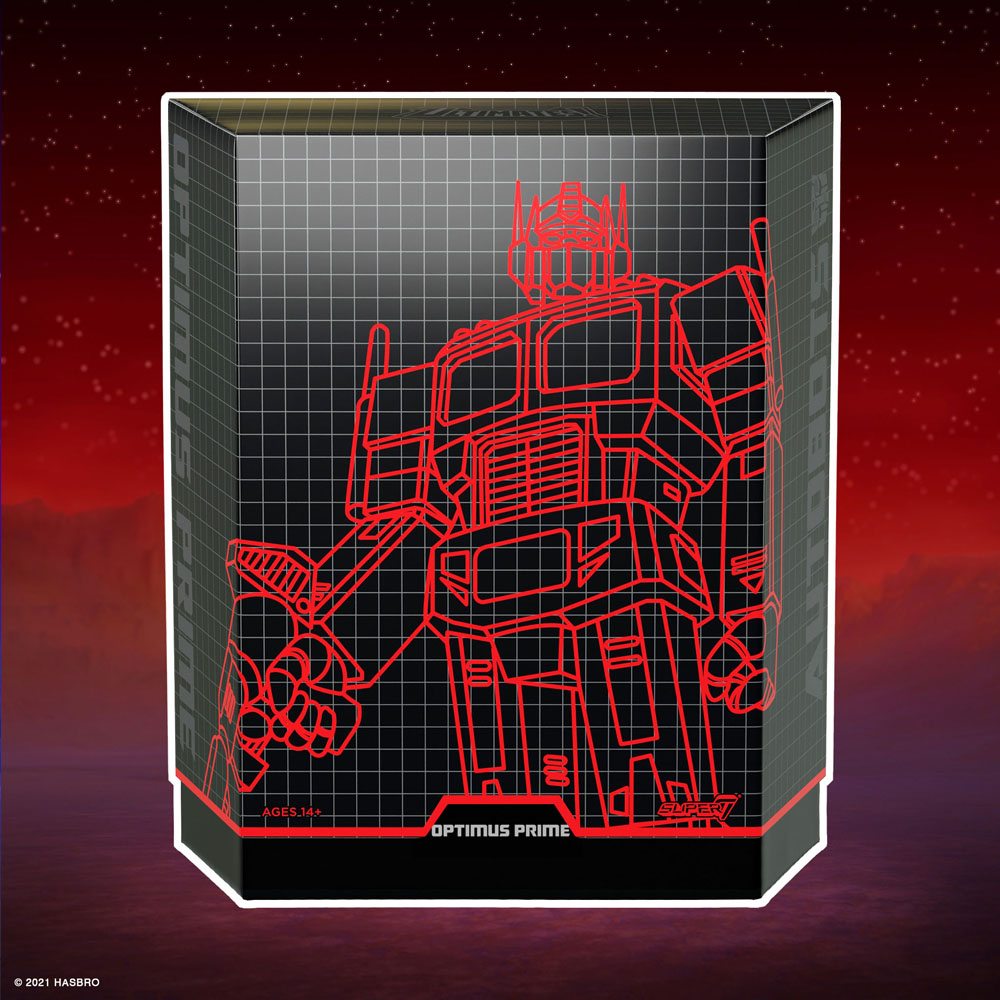 Transformers Ultimates - Optimus Prime (Wave 1) Actionfigur 20cm Super7