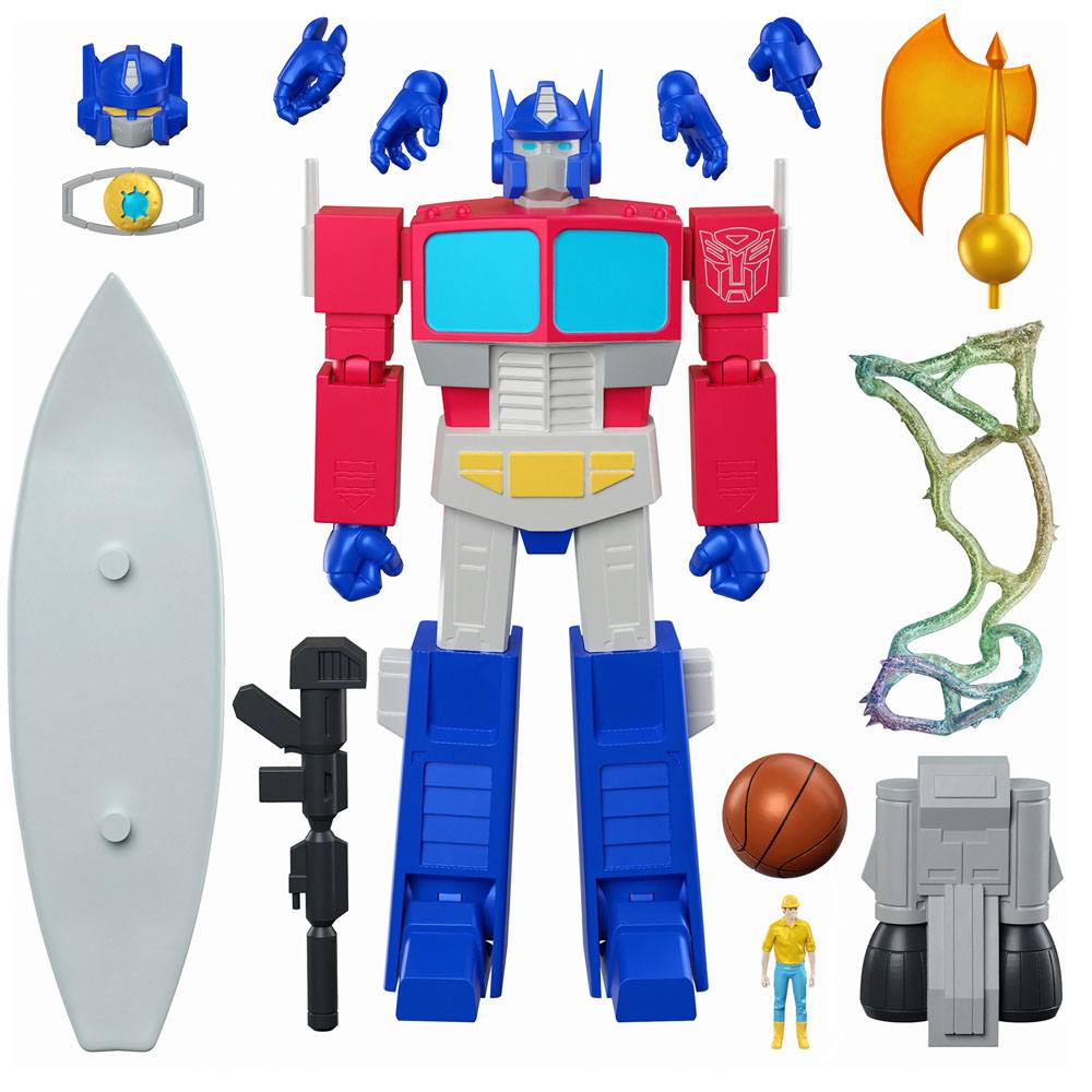 Transformers Ultimates - Optimus Prime (Wave 1) Actionfigur 20cm Super7