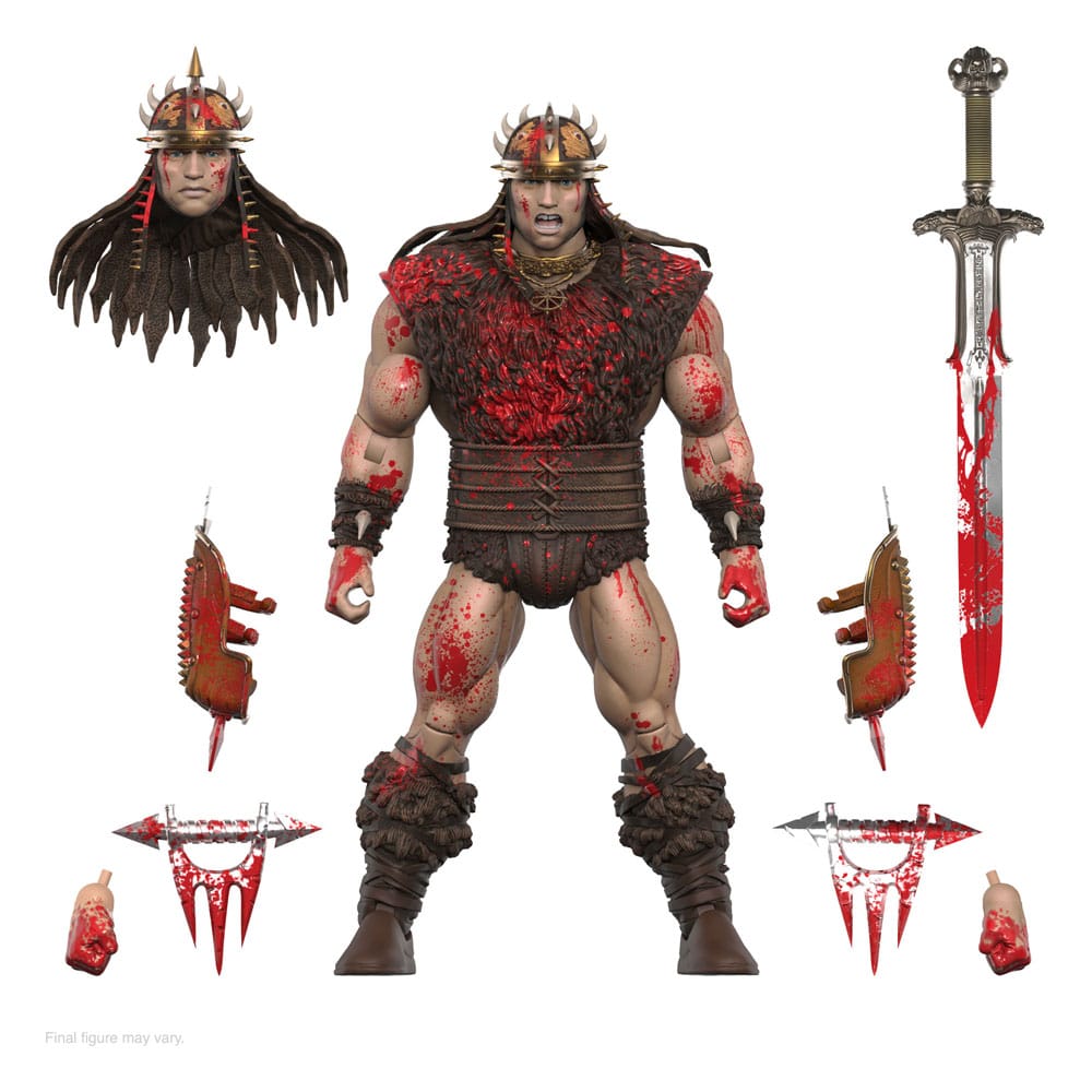 Pre Order: Conan der Barbar - Ultimates Conan (Blood Soaked Pit Fighter) Exclusive 18cm Actionfigur Super7 2024