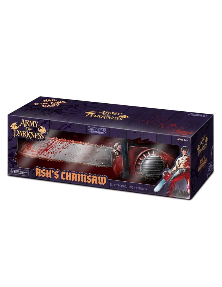 Pre-Order: Evil Dead Army of Darkness - Ash's Kettensäge 71cm Prop Replik 1/1 Syndicate Collectibles 2024