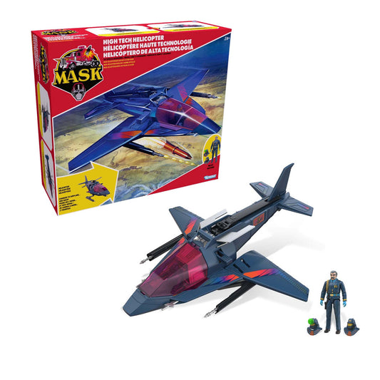 Pre-Order: M.A.S.K. - High Tech Helicopter & Miles Mayhem Fahrzeug The Loyal Subjects 2025