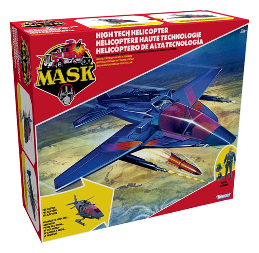 Pre-Order: M.A.S.K. - High Tech Helicopter & Miles Mayhem Fahrzeug The Loyal Subjects 2025