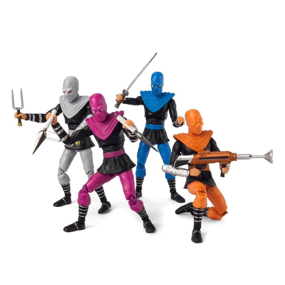 Teenage Mutant Ninja Turtles - Foot Soldiers BST AXN (4er-Pack) 13cm Actionfiguren The Loyal Subjects