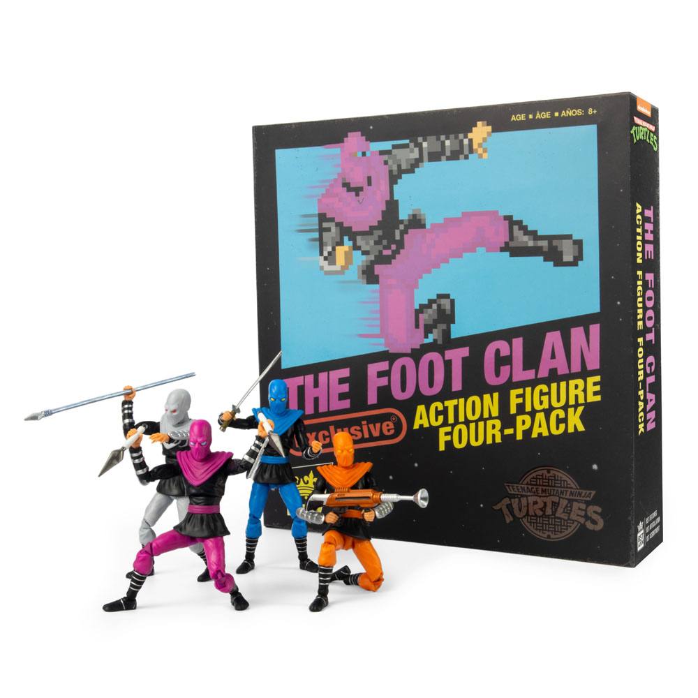 Teenage Mutant Ninja Turtles - Foot Soldiers BST AXN (4er-Pack) 13cm Actionfiguren The Loyal Subjects
