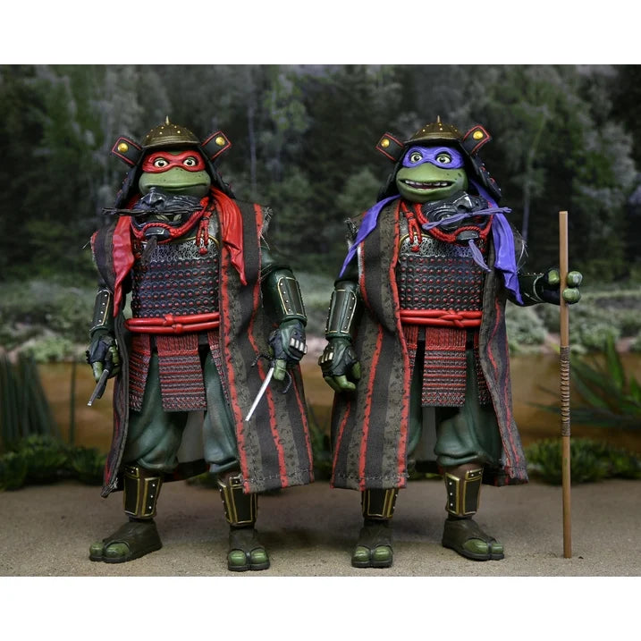 Pre-Order: Teenage Mutant Ninja Turtles 3 (1993 Movie) - Turtles in Time - Donatello & Raphael Actionfiguren 2Pack 18cm NECA 2025