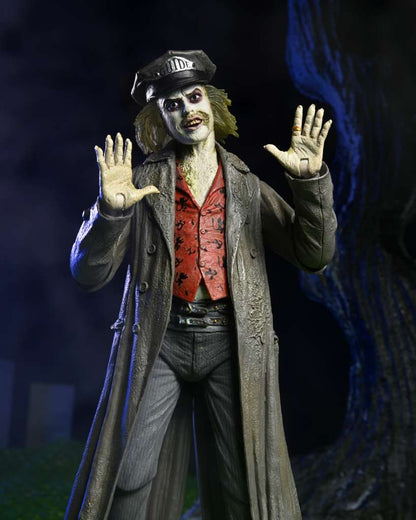 Pre-Order: Beetlejuice (1988 Movie) - Ultimate Beetlejuice: Tour Guide (Bio Exorcist) Actionfigur 18cm NECA 2024