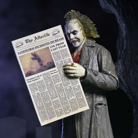 Beetlejuice (1988 Movie) - Ultimate Beetlejuice Tour Guide (Bio Exorcist) Actionfigur 18cm NECA 2024