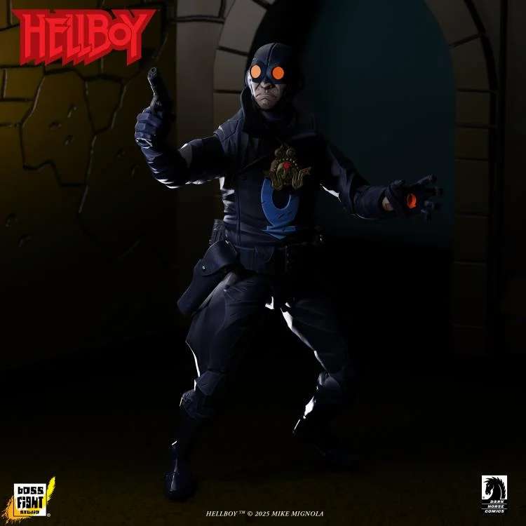 Pre-Order: Hellboy - Lobster Johnson (The Iron Prometheus) Wave 1 Actionfigur 17cm Boss Fight Studio 2025