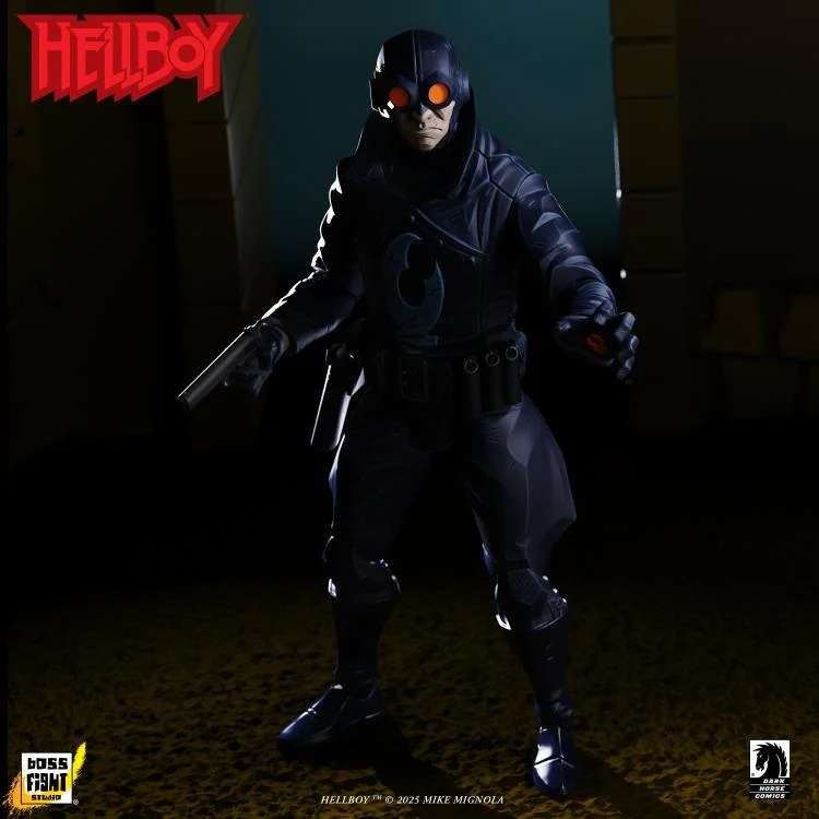 Pre-Order: Hellboy - Lobster Johnson (The Iron Prometheus) Wave 1 Actionfigur 17cm Boss Fight Studio 2025