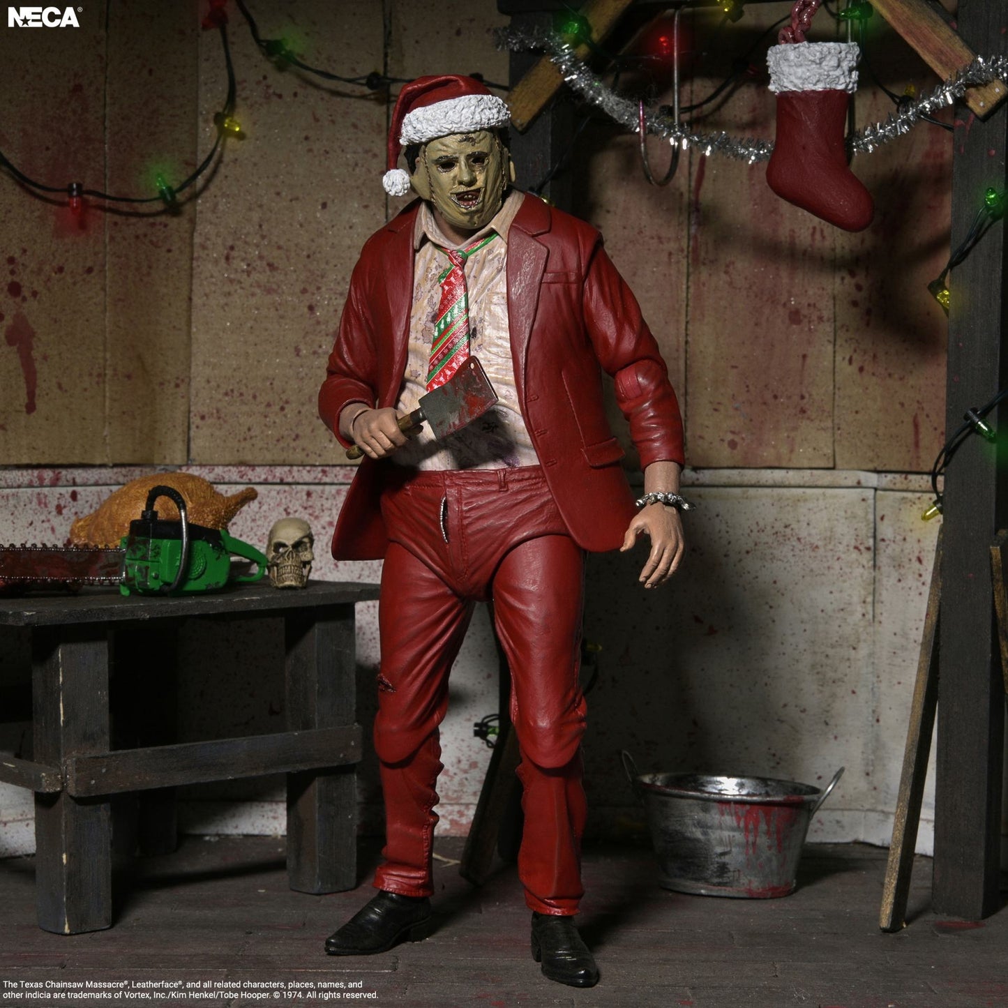 The Texas Chainsaw Massacre - Ultimate Santa Leatherface 18cm Actionfigur NECA 2026