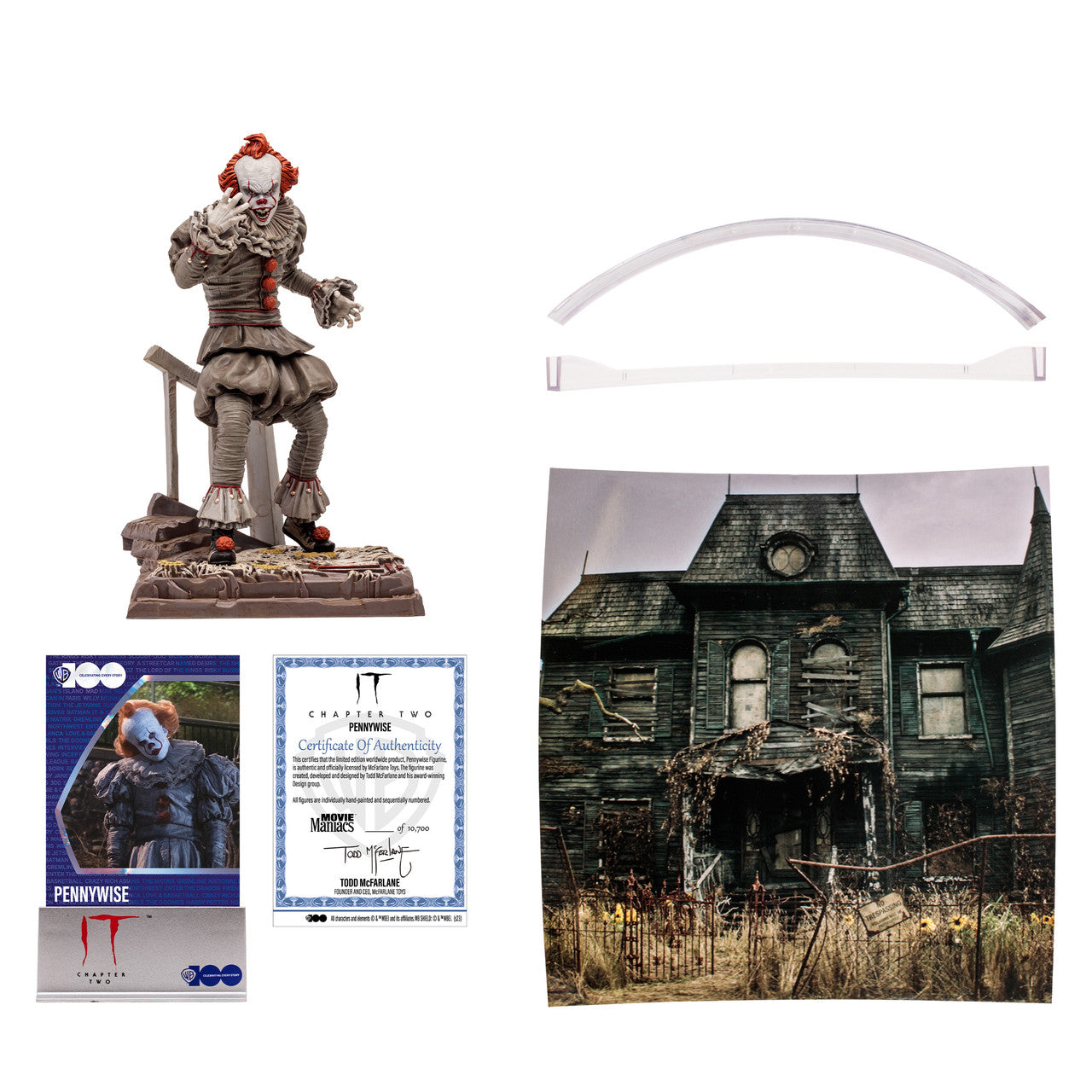 Movie Maniacs WB 100: IT Chapter 2 - Pennywise PVC Statue 15cm McFarlane 2023 Limited Edition