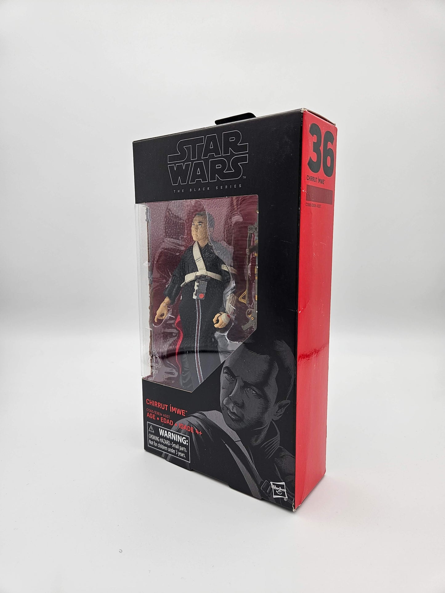 Star Wars Black Series: Chirrut Imwe #36 Red Line 15cm Actionfigur Hasbro 2017 (Auspacker)