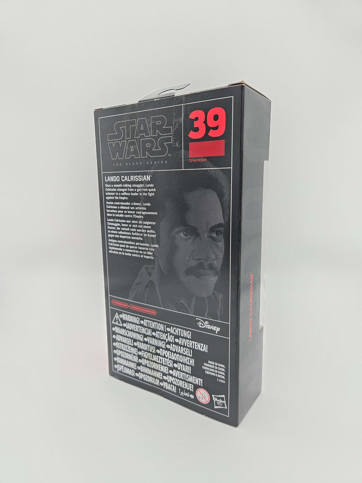 Star Wars Black Series: Lando Calrissian #39 Red Line 15cm Actionfigur Hasbro 2017