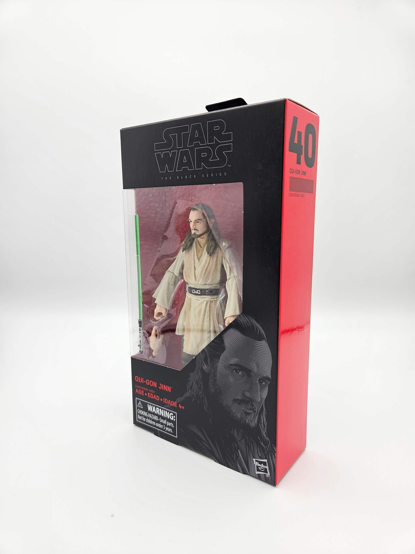 Star Wars Black Series: Qui-Gon Jinn #40 Red Line 15cm Actionfigur Hasbro 2017