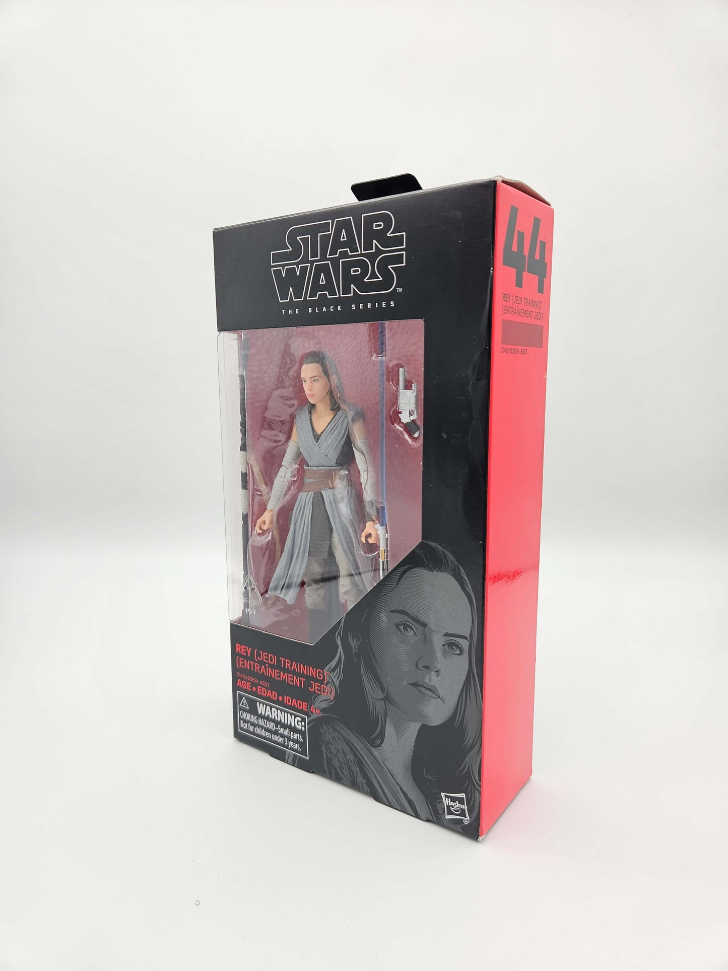 Star Wars Black Series: Rey (Jedi Training) #44 Red Line 15cm Actionfigur Hasbro 2017 (Auspacker)