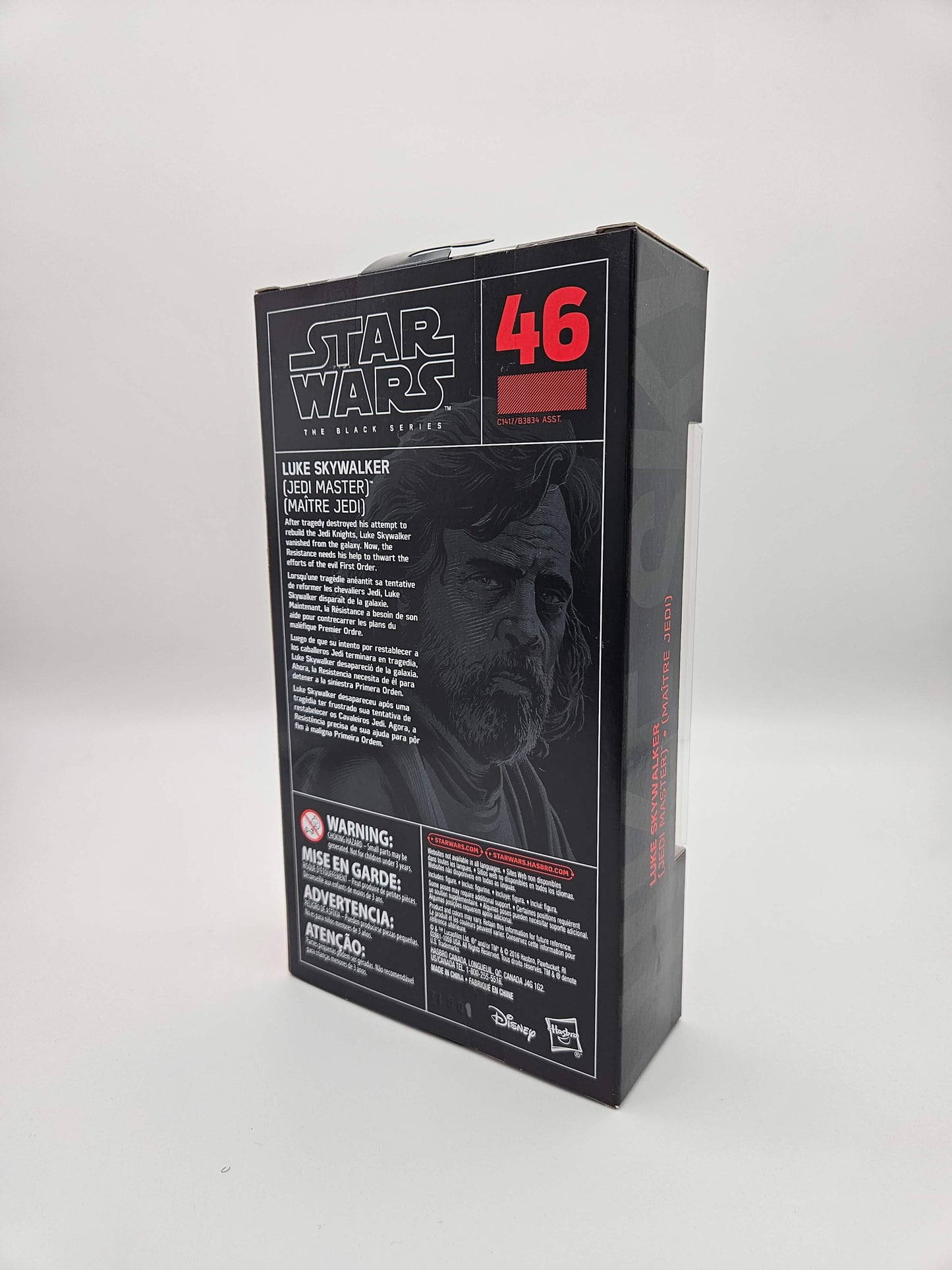 Star Wars Black Series: Luke Skywalker (Jedi Master) #46 Red Line 15cm Actionfigur Hasbro 2017