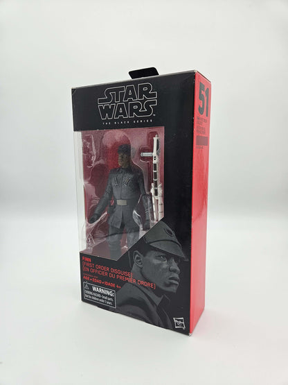 Star Wars Black Series: Finn (First Order Disguise) #51 Red Line 15cm Actionfigur Hasbro 2017 (Auspacker)