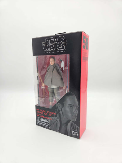 Star Wars Black Series: Rey (Island Journey) #58 Red Line 15cm Actionfigur Hasbro 2017