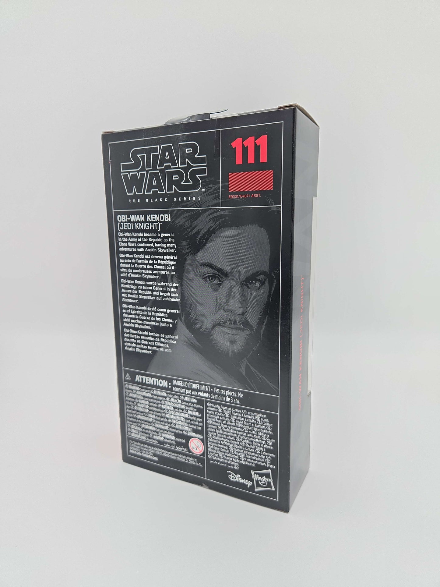 Star Wars Black Series: Obi-Wan Kenobi (Jedi Knight) #111 Red Line 15cm Actionfigur Hasbro 2020