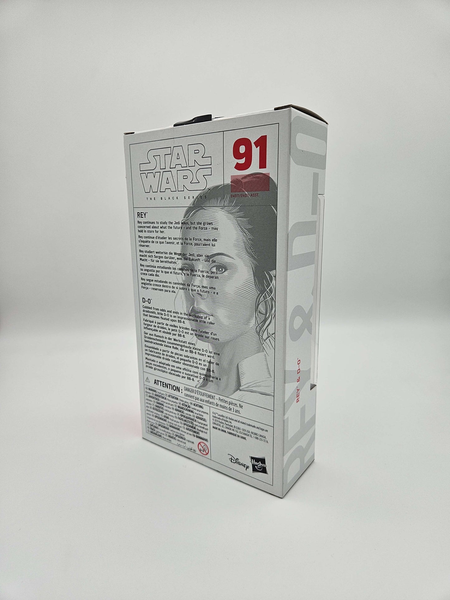 Star Wars Black Series: Rey & D-0 (First Edition) #91 Red Line 15cm Actionfigur Hasbro 2019