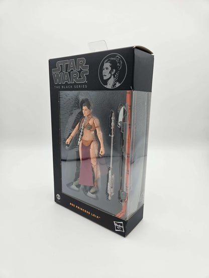 Star Wars Black Series: Princess Leia (Slave Outfit) #05 Orange Line 15cm Actionfigur Hasbro 2013