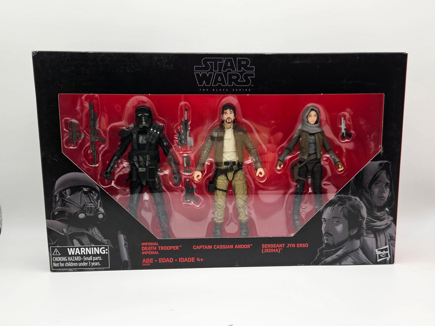 Star Wars Black Series: Death Trooper Specialist, Captain Cassian Andor & Sergeant Jyn Erso (Jedha) Actionfiguren 15cm Hasbro 2016