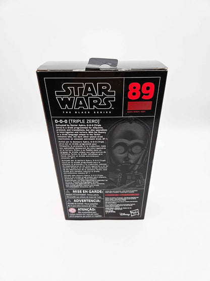 Star Wars Black Series: Expanded Universe - 0-0-0 (Triple Zero) #89 Red Line (First Release) 15cm Actionfigur Hasbro 2019