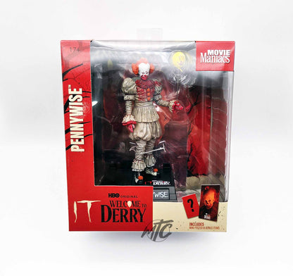 Movie Maniacs: ES - Welcome to Derry - Pennywise (Bloody) 16cm PVC Statue  McFarlane 2026