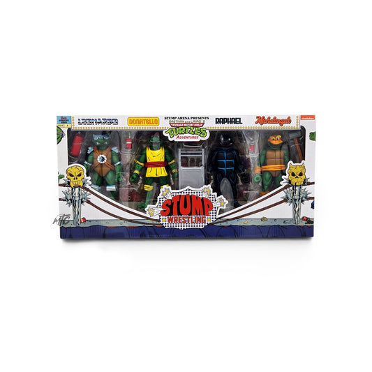 Teenage Mutant Ninja Turtles - Stump Wrestling Turtles 4er-Pack (Archie Comics) Actionfiguren 18cm NECA 2026