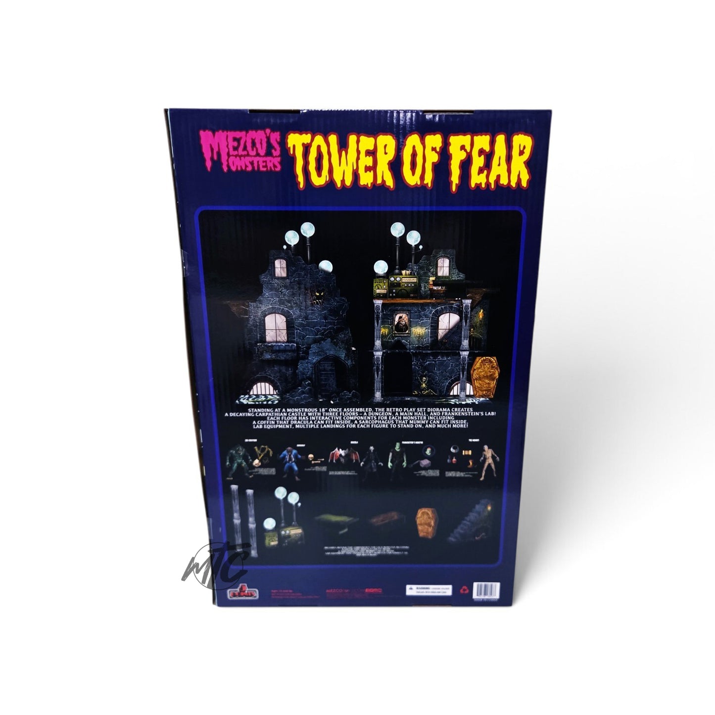 Mezco's Monsters - Tower of Fear (Deluxe Box Set) 5 Points 9cm Actionfiguren Mezco Toys 2025