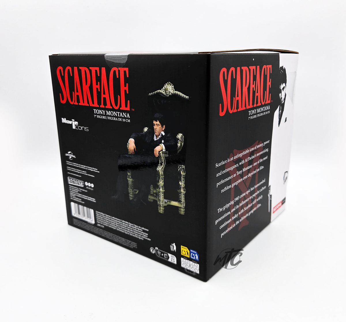 Movie Icons: Scarface - Tony Montana (Throne) PVC Statue 18cm SD Toys 2026