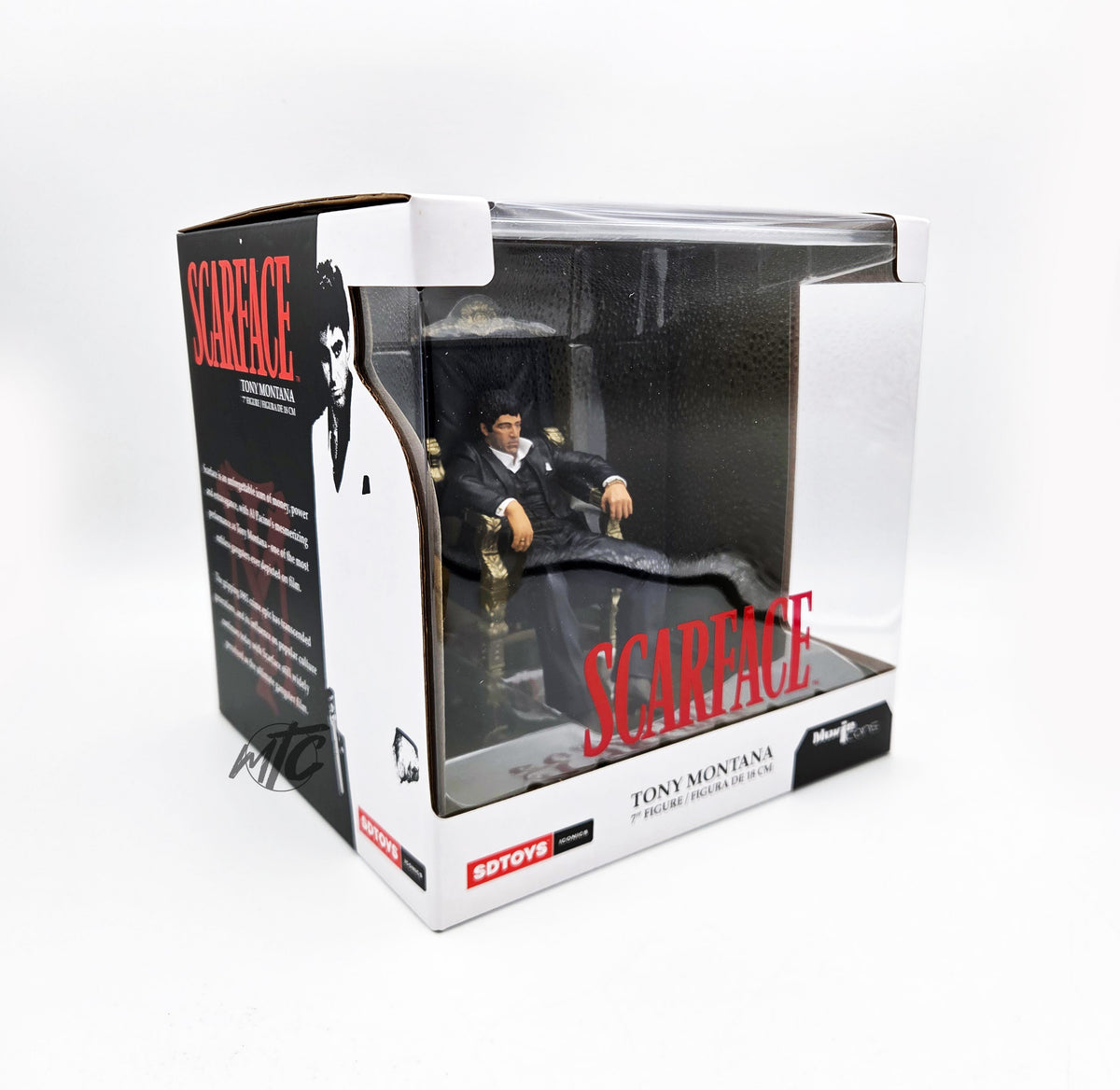 Movie Icons: Scarface - Tony Montana (Throne) PVC Statue 18cm SD Toys 2026