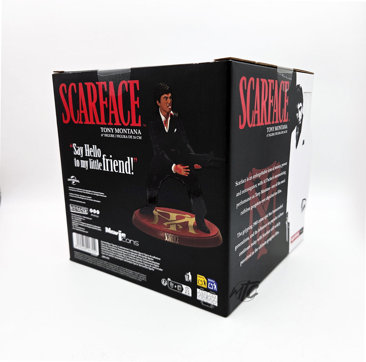 Movie Icons: Scarface - Tony Montana (Bloody) Deluxe PVC Statue 18cm SD Toys 2026