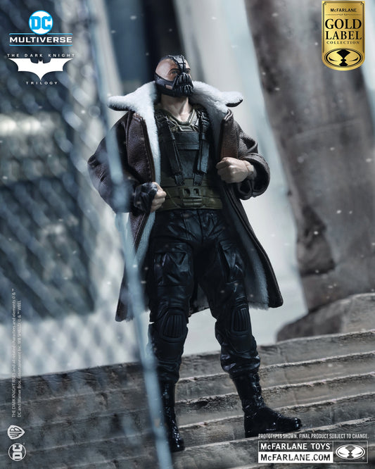 DC Multiverse: Batman The Dark Knight Rises - Bane (Trench Coat Variant) Gold Label 18cm Actionfigur McFarlane Toys 2023 SDCC Exclusive
