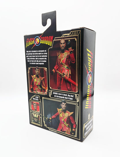 Flash Gordon (1980 Movie) - Ultimate Ming (Red Military Outfit) Actionfigur 18cm NECA 2024